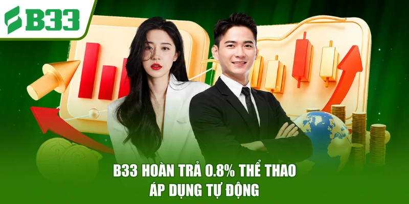 B33 hoàn trả 0.8% thể thao áp dụng tự động