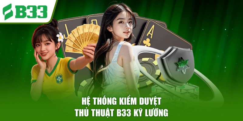 Hệ thống kiểm duyệt thủ thuật B33 kỹ lưỡng